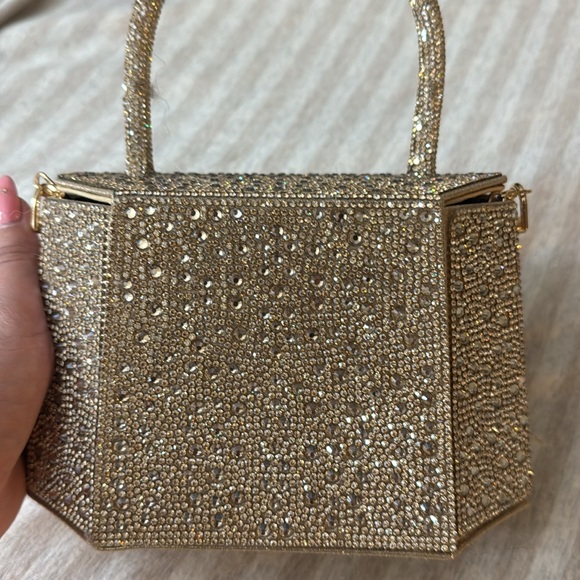 House of Harlow gold rhinestone purse clutch - Picture 5 of 5